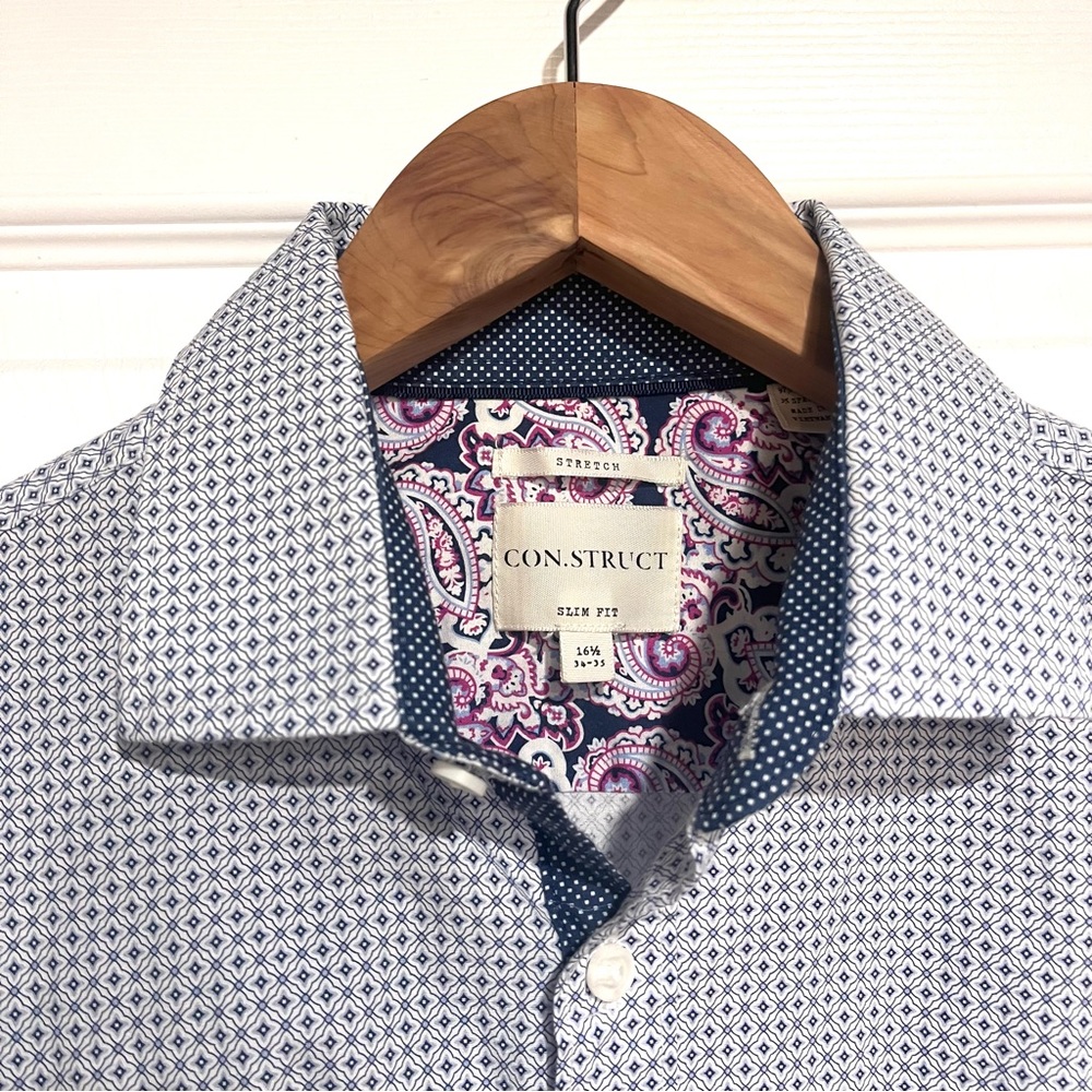 Construct Slim-Fit Performance Stretch Dress Shirt